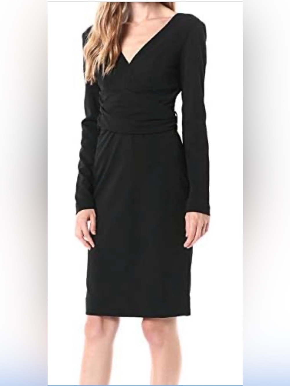Dress the Population Dress the Population Drew Long Sleeve Stretch black dress M